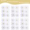 36PCS Retro White Daisy Flower Wall Stickers, Waterproof & Reusable Vinyl Wall Floral Decals (White)